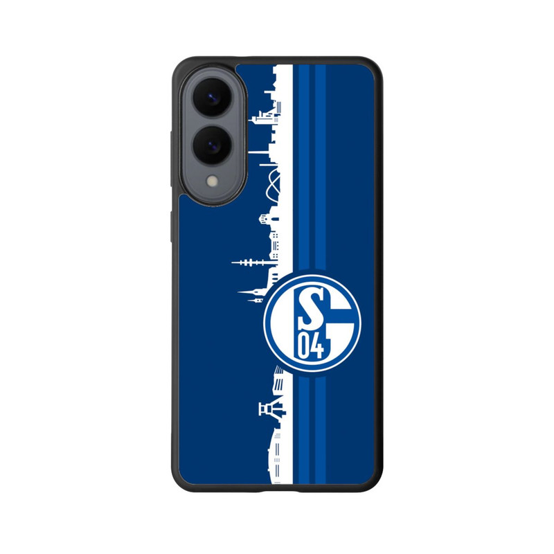 Galaxy S25 Edge Base Case Schalke 04 Skyline Blau