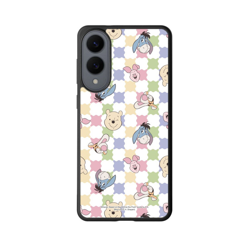 Galaxy S25 Edge Base Case Winnie Puuh und Freunde farbenfrohes Muster