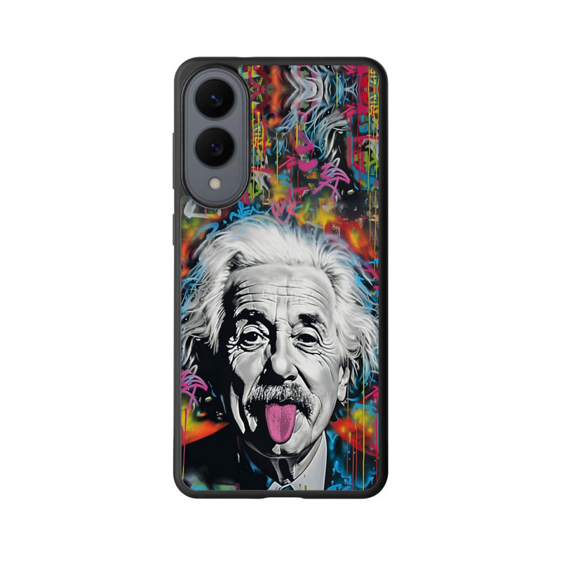 Galaxy S25 Edge Base Case Physiker Bunte Zunge Raus