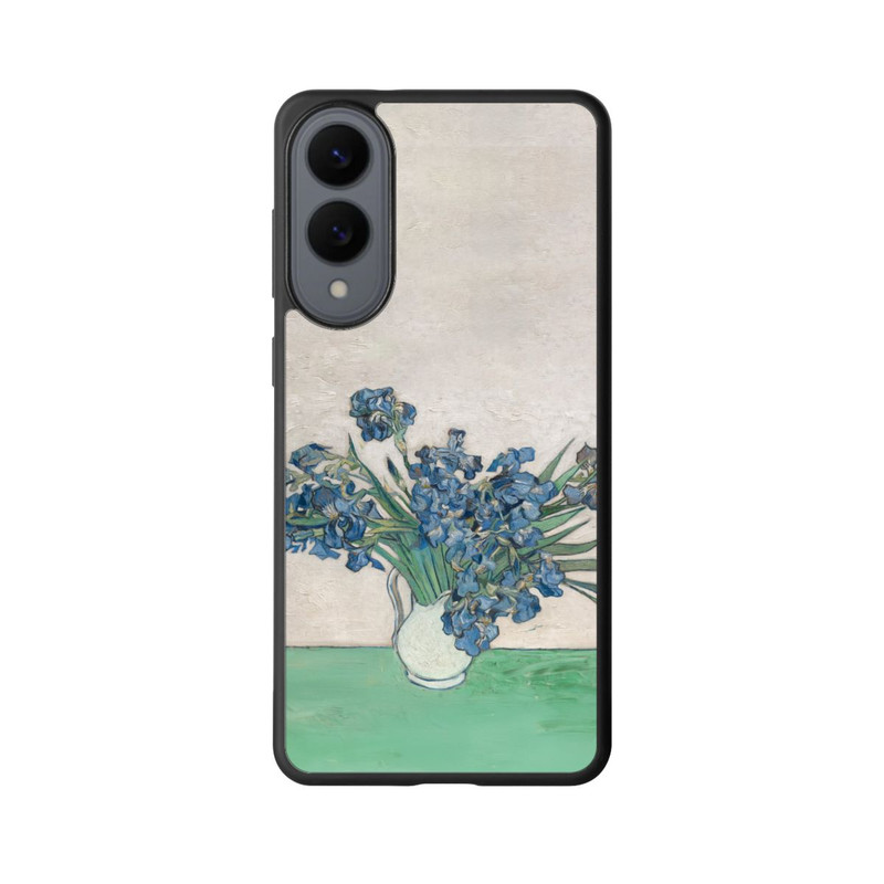 Galaxy S25 Edge Base Case Irises, by Vincent Van Gogh