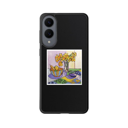 Samsung Galaxy S25 Edge Base Case Daffodil Patchwork, 2023, by Catherine J Martzloff
