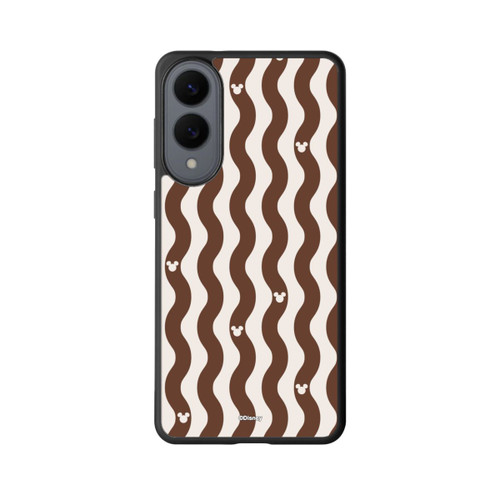 Samsung Galaxy S25 Edge Base Case Micky Muster Braune Wellen