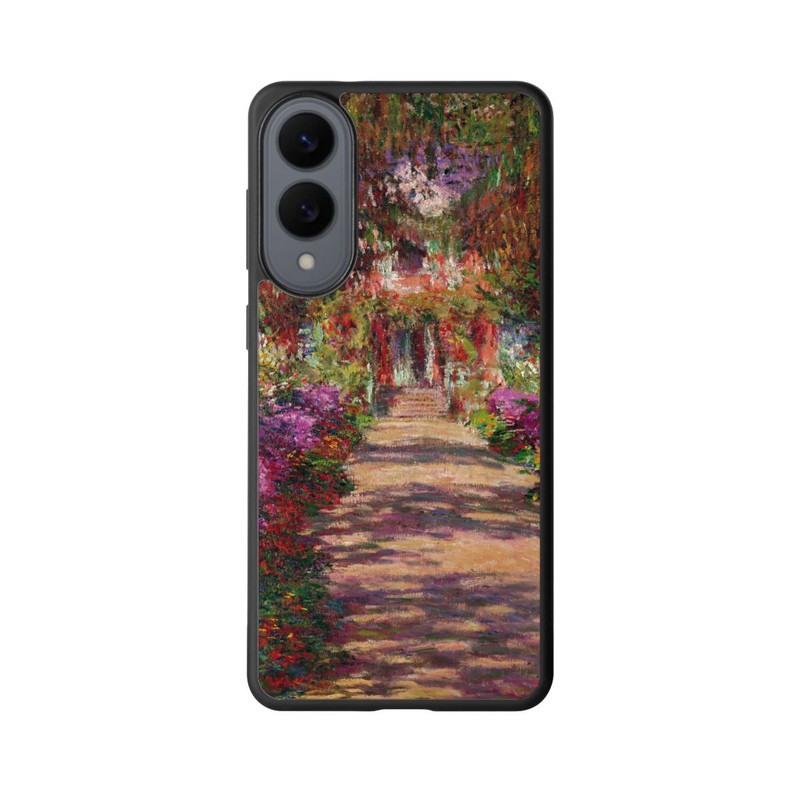Galaxy S25 Edge Base Case Eine Allee in Monets Garten in Giverny by Claude Monet