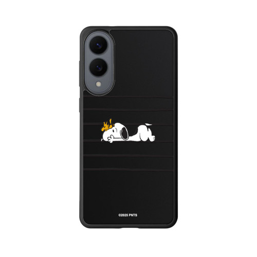 Samsung Galaxy S25 Edge Base Case Snoopy Woodstock Streifen Peanuts Transparent