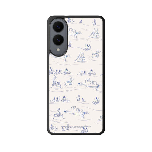 Samsung Galaxy S25 Edge Base Case Winnie Puuh Keramik Muster Tusche