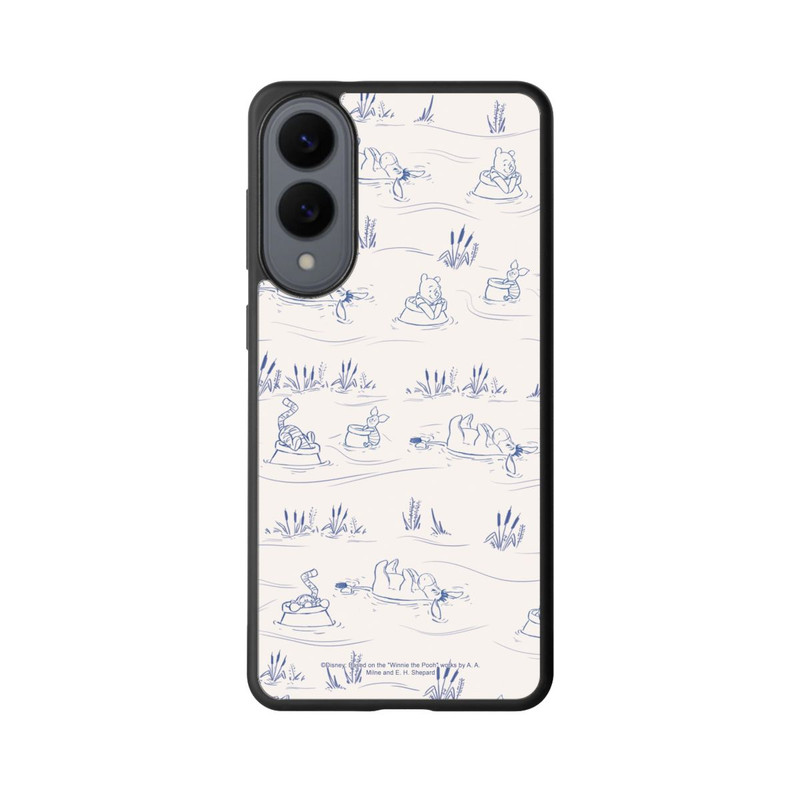 Galaxy S25 Edge Base Case Winnie Puuh Keramik Muster Tusche