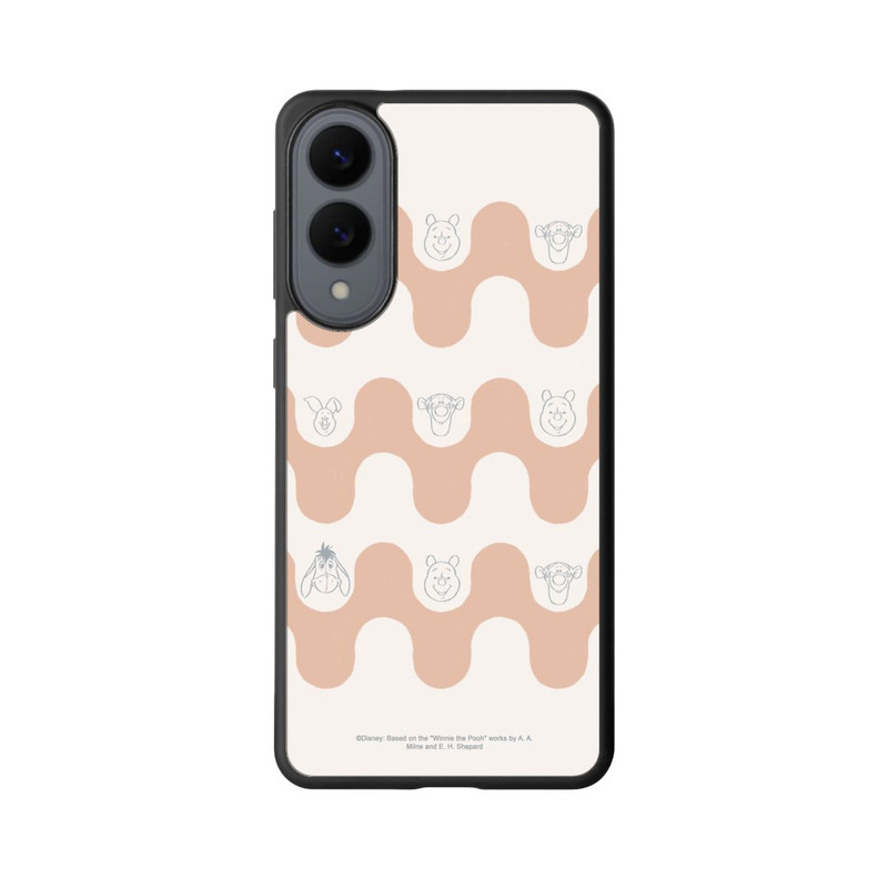 Galaxy S25 Edge Base Case Winnie Puuh und Freunde Wellenmuster