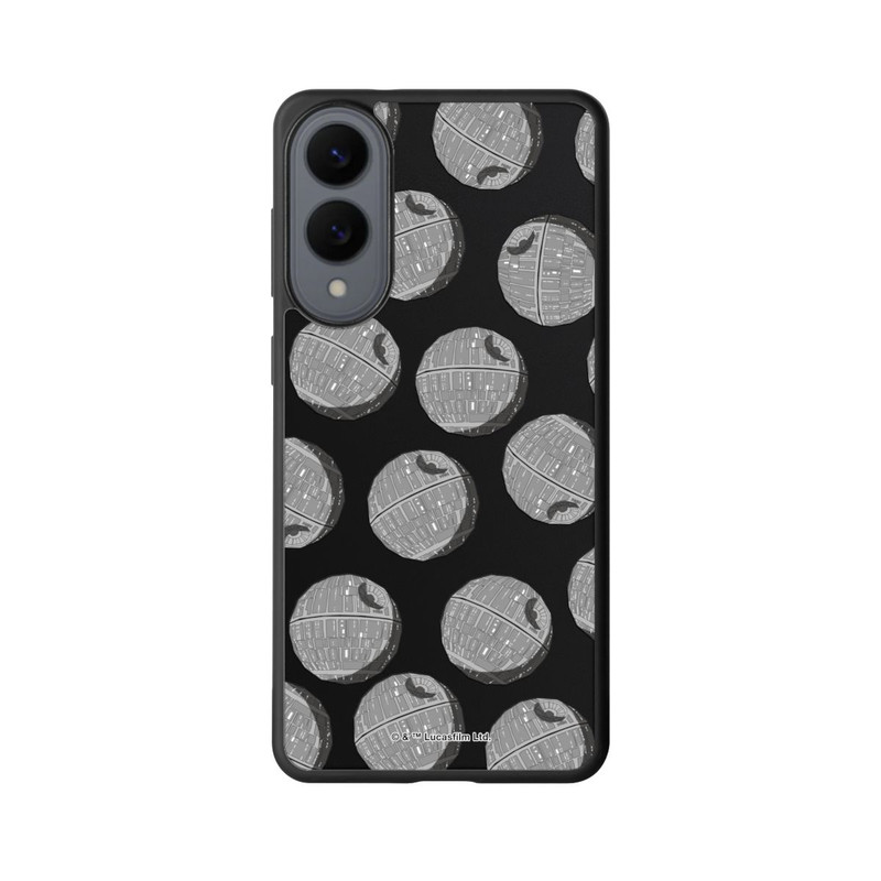 Galaxy S25 Edge Base Case death-star-pattern-transparent