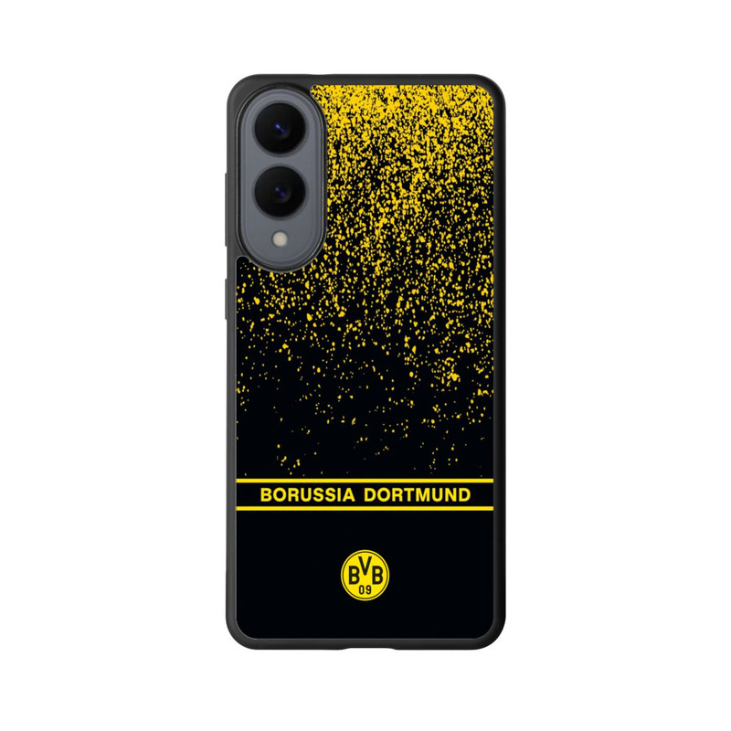Galaxy S25 Edge Base Case BVB Farbverlauf Schwarz