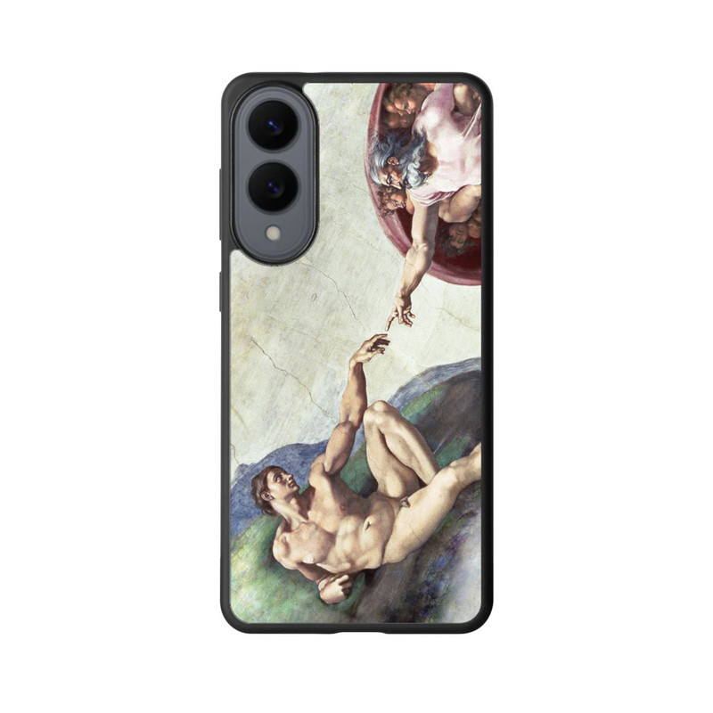 Galaxy S25 Edge Base Case Michelangelo Buonarroti Erschaffung von Adam