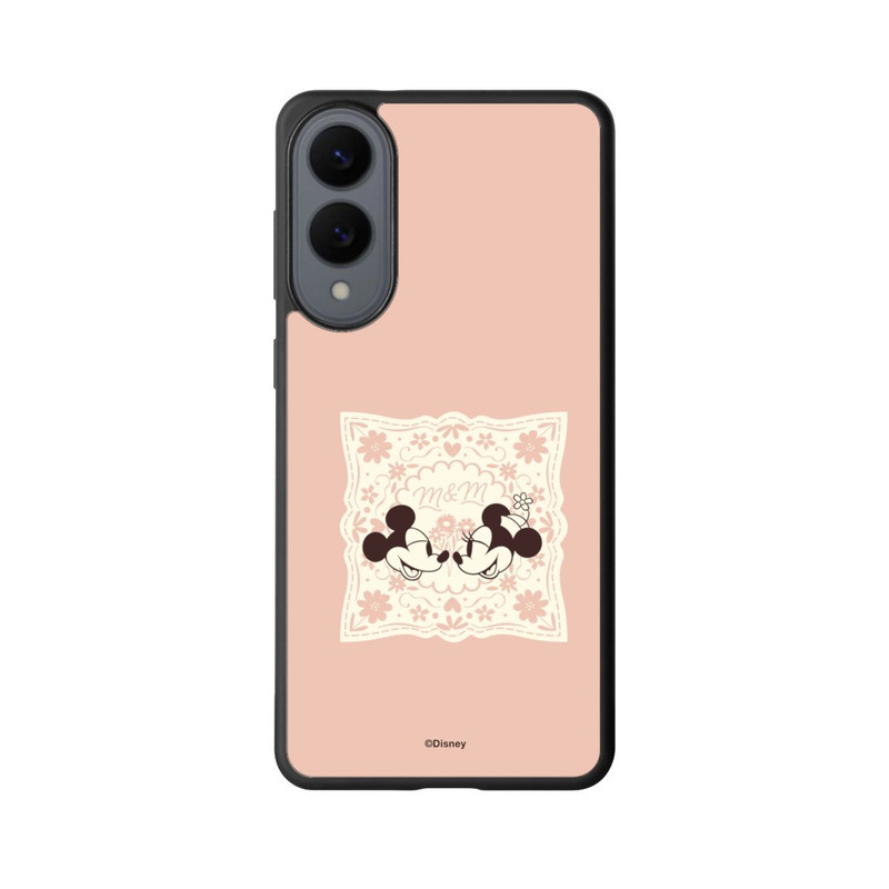 Galaxy S25 Edge Base Case Minnie und Micky Forever Rosa