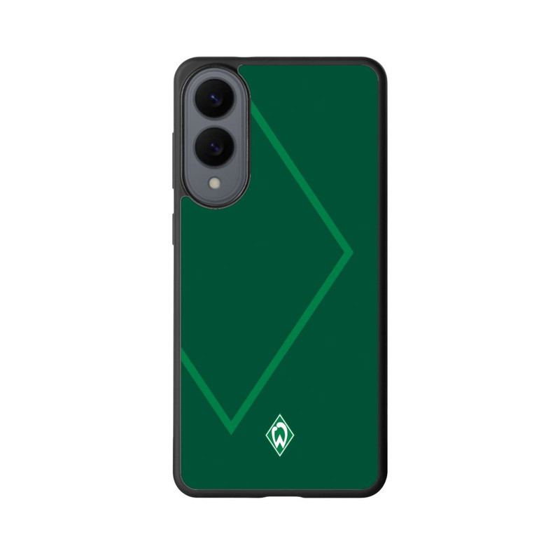 Galaxy S25 Edge Base Case Werder Grün Rautenelement