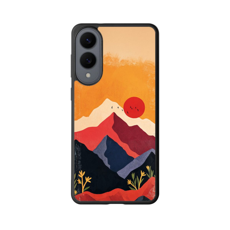 Galaxy S25 Edge Base Case Les Alpes En Rouge
