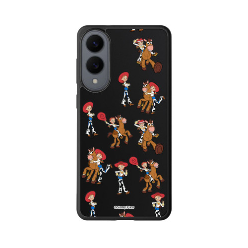 Samsung Galaxy S25 Edge Base Case Toy Story 5 Jessie Cowboy Pattern Transparent