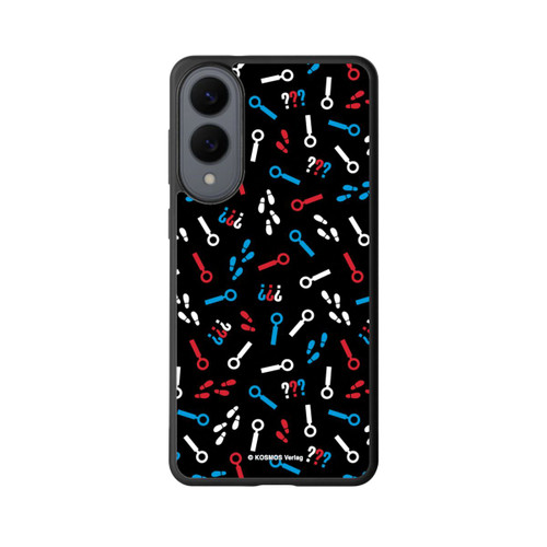Samsung Galaxy S25 Edge Base Case Drei Fragezeichen Detektiv Muster