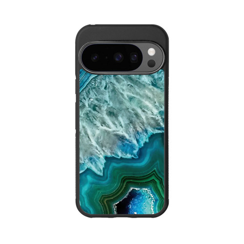 Google Pixel 10 Pro Base Case Kristall Achat Grün