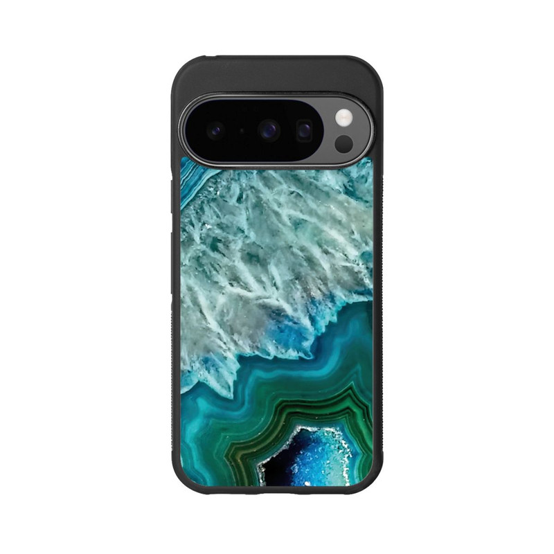 Pixel 10 Pro Base Case Kristall Achat Grün