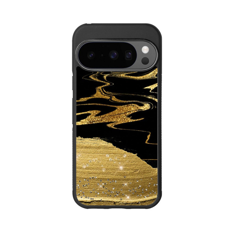 Pixel 10 Pro Base Case Marmoradern im Goldlook