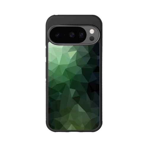 Google Pixel 10 Pro Base Case Polygonal Mosaic Green