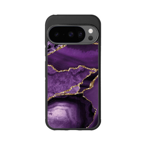 Google Pixel 10 Pro Base Case Lila Marmor Landschaft