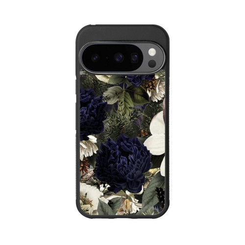 Google Pixel 10 Pro Base Case Dunkle Mitternachts Barock Vintage Blumen