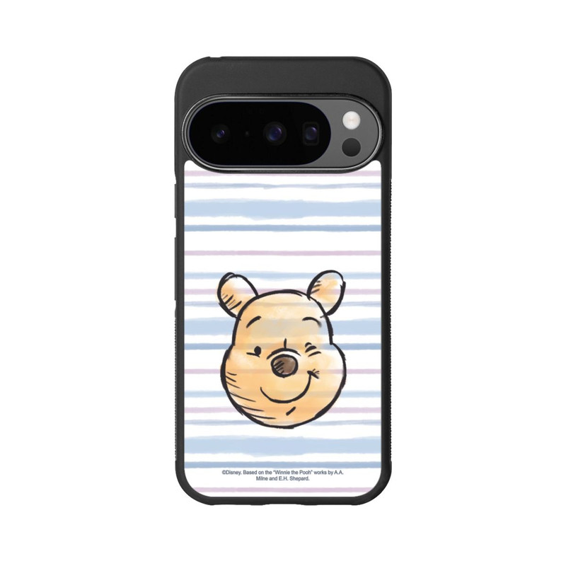 Pixel 10 Pro Base Case Winnie Puuh auf Streifen