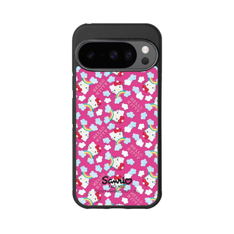 Pixel 10 Pro Base Case Hello Kitty Regenbogenmuster