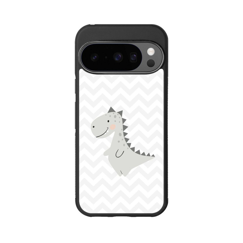 Pixel 10 Pro Base Case Grauer Dino