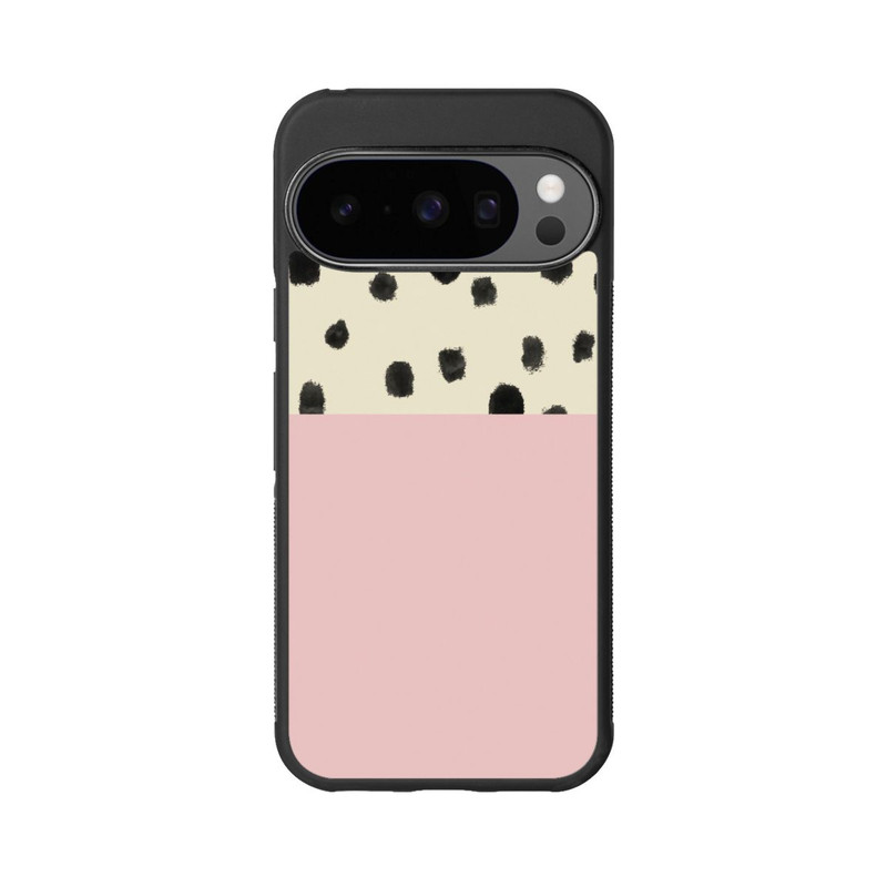 Pixel 10 Pro Base Case Punkte und Rosa