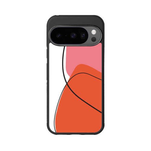 Google Pixel 10 Pro Base Case Meine orangefarbene Kunst
