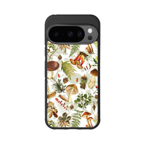 Google Pixel 10 Pro Base Case Pilzmuster Weiß