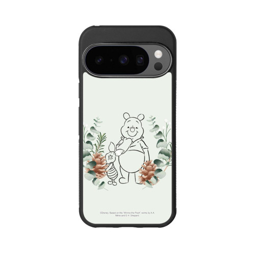 Google Pixel 10 Pro Base Case Grüne Liebe Puuh und Ferkel