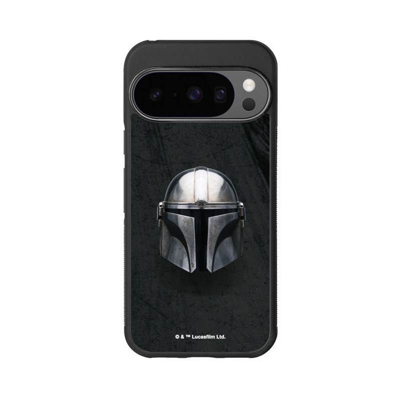 Pixel 10 Pro Base Case Schwarzer Mandalorianer Helm