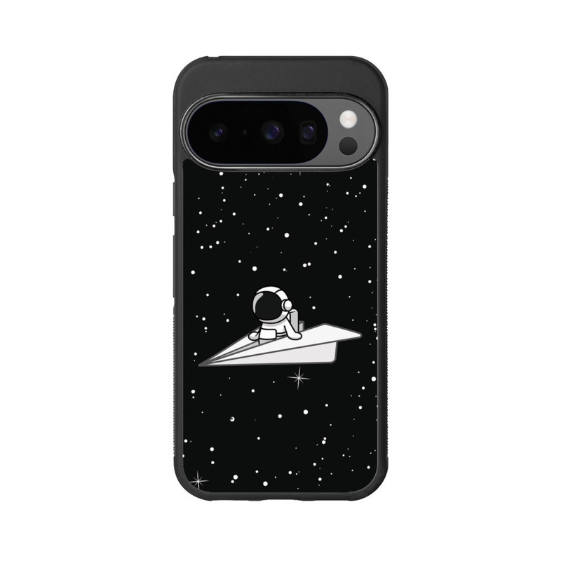 Pixel 10 Pro Base Case Astronaut Paper Plane Comic