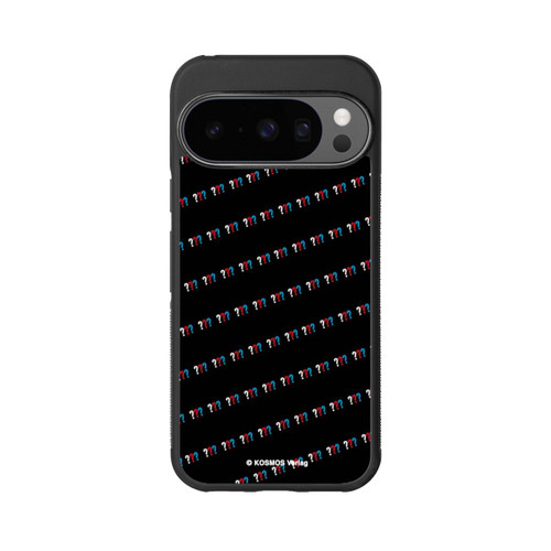 Google Pixel 10 Pro Base Case Drei Fragezeichen Muster Schräg