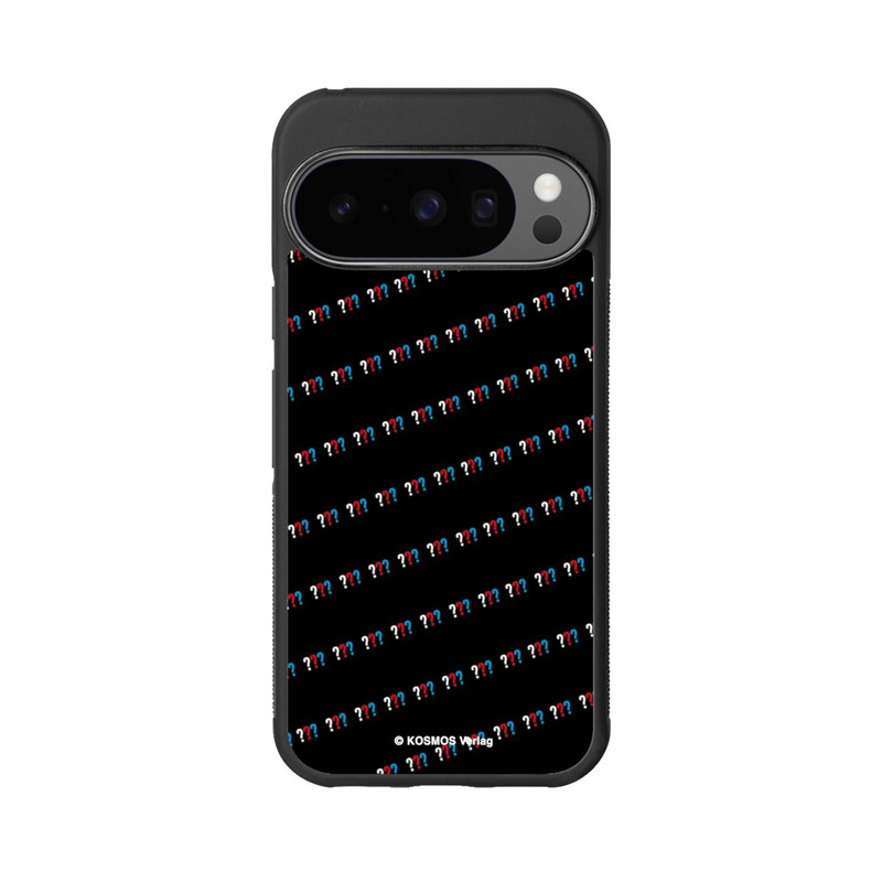 Pixel 10 Pro Base Case Drei Fragezeichen Muster Schräg