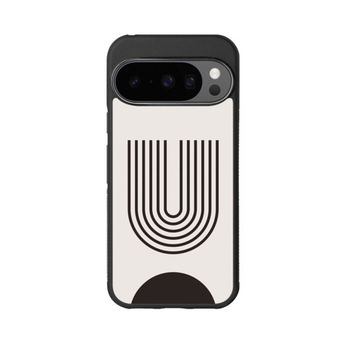 Google Pixel 10 Pro Base Case Moderne Kunst Schwarze Linien