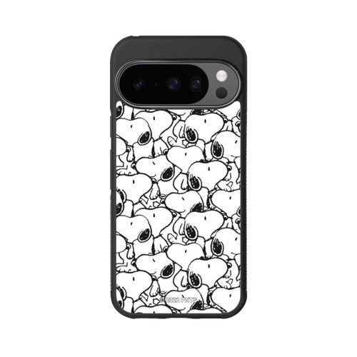 Google Pixel 10 Pro Base Case Snoopy Muster Schwarz und Weiß