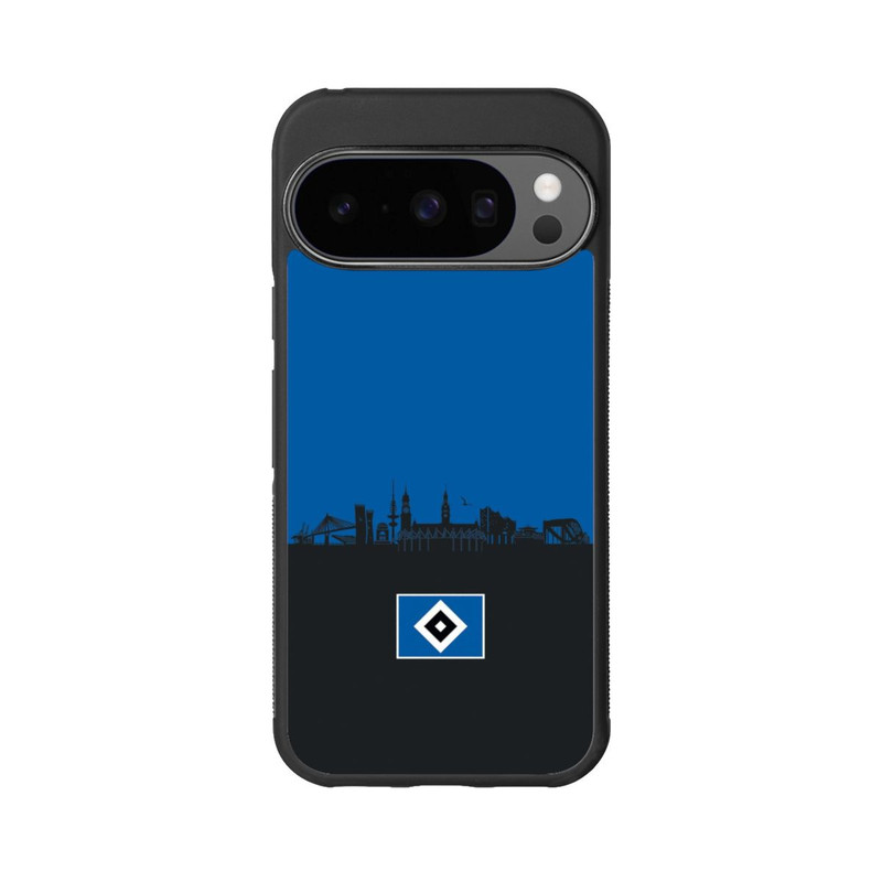 Pixel 10 Pro Base Case HSV Skyline Blau Schwarz