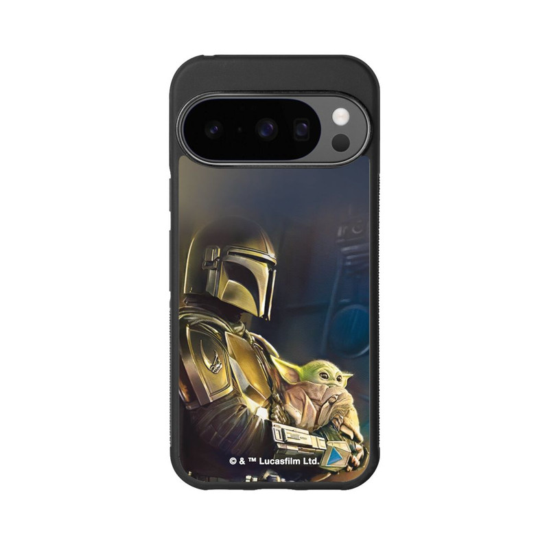 Pixel 10 Pro Base Case Mandalorianer und Grogu im Schiff