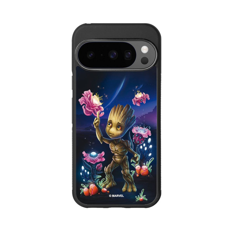 Pixel 10 Pro Base Case Baby Groot Blumen
