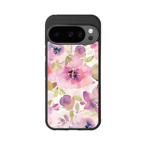 Google Pixel 10 Pro Base Case Tapete mit rosa Blumen