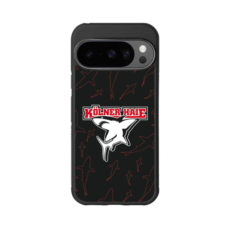 Pixel 10 Pro Base Case Haie Muster Rot