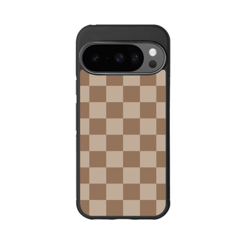 Google Pixel 10 Pro Base Case Braun Karo
