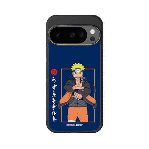 Google Pixel 10 Pro Base Case Naruto Kampfposition Blau