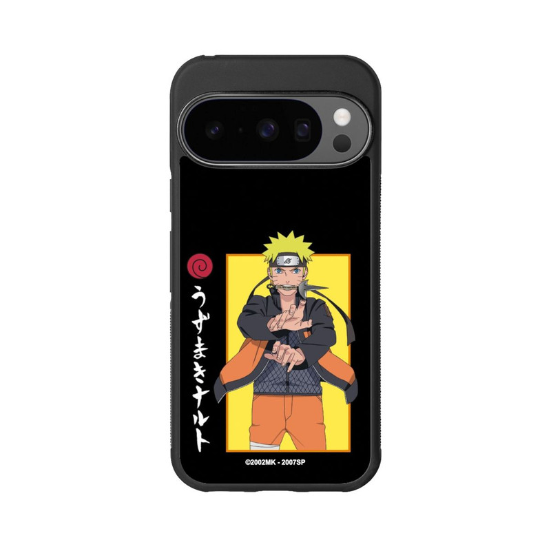 Pixel 10 Pro Base Case Naruto Kampfposition Schwarz