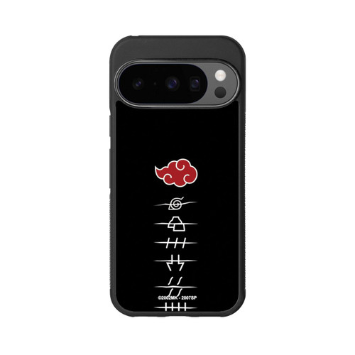Google Pixel 10 Pro Base Case Akatsuki Mitgliedssymbole Schwarz