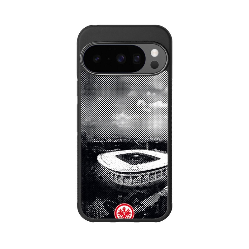 Pixel 10 Pro Base Case SGE Stadion Schwarz Weiß