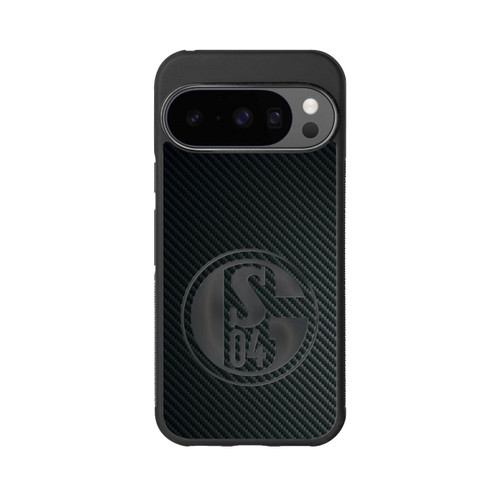 Google Pixel 10 Pro Base Case Schalke 04 Carbon Look