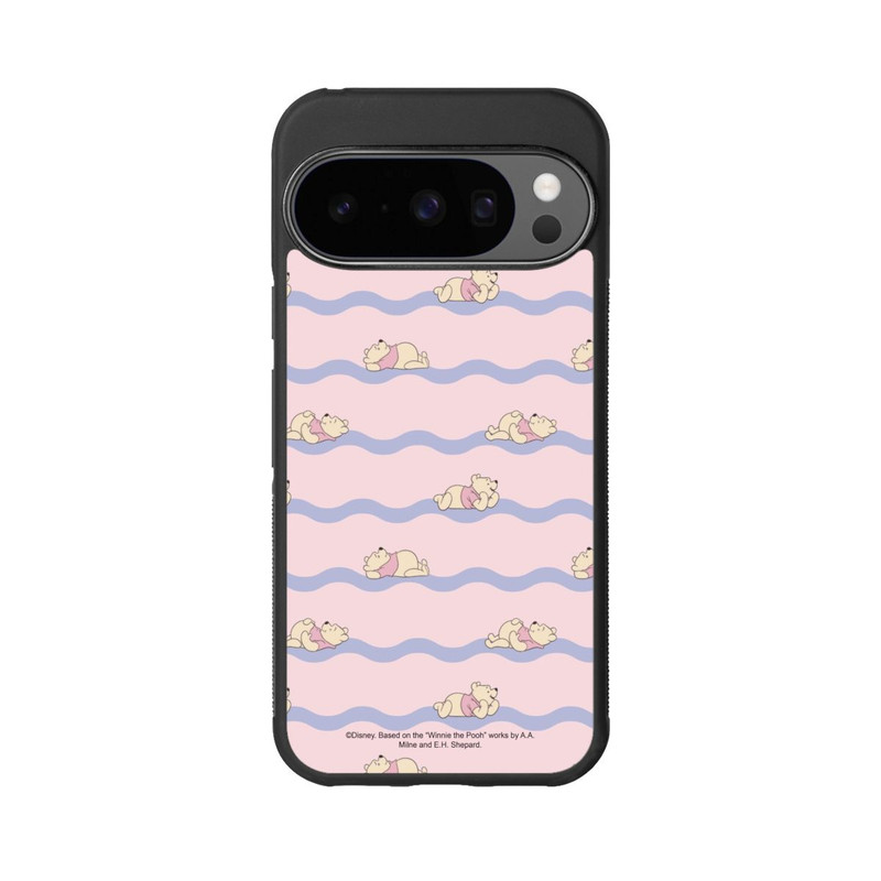 Pixel 10 Pro Base Case Winnie the Pooh Pink Waves